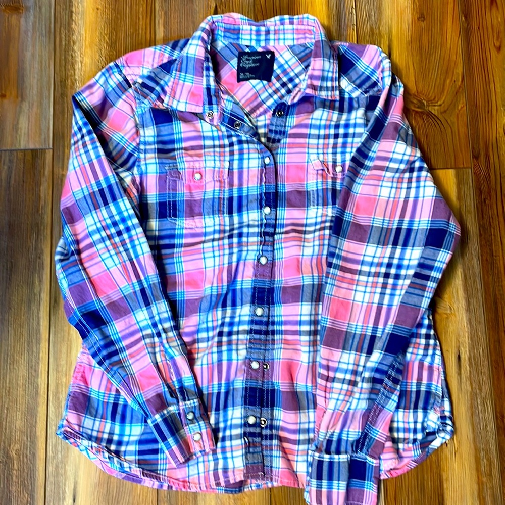 American Eagle button up XL